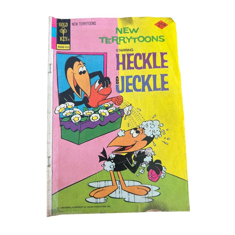 Gold Key Heckle And Jeckle Comic Book No. 28 Oct 1974 Terrytoons Vintage